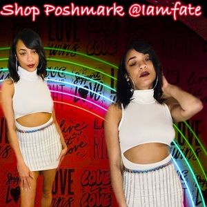 White Bodycon Cotton Dress